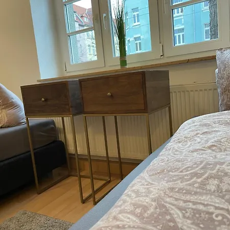 아파트 Leipziger Strasse - 3 Schlafzimmer - 4 Betten - Balkon - Gratis Stellplatz - Smarttv 에르푸르트