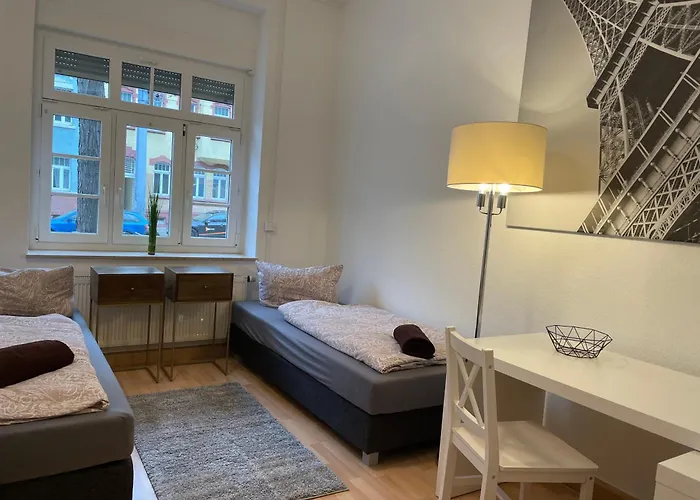 Leipziger Strasse - 3 Schlafzimmer - 4 Betten - Balkon - Gratis Stellplatz - Smarttv